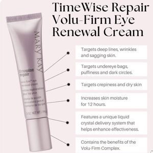 Mary Kay TimeWise Repair Eye Cream Anti-Aging Free Samples with purchase NIB